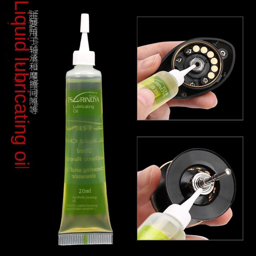 Reel Lubricant - 1 ชุด จาระบีสำหรับรอกตกปลาแบบหมุน ทนต่อแรงกด ป้องกันการเกิดออกซิเดชัน ทนต่อการสึกหรอ