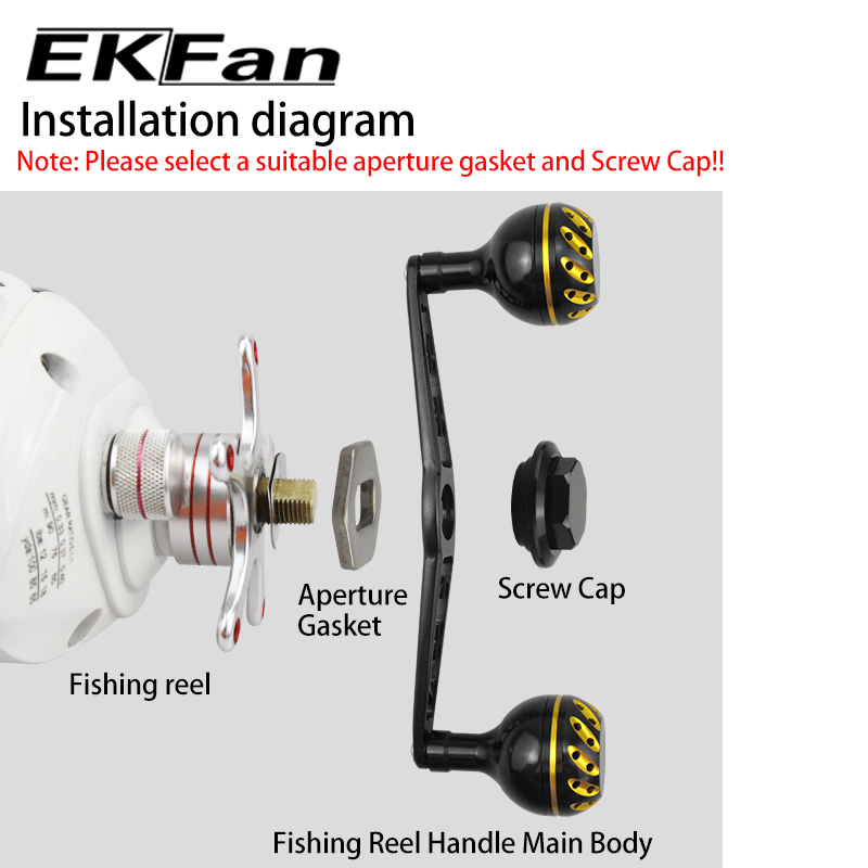 ด้ามจับรอกตกปลา EKfan ขนาด 130 - Fly Reel บทวิจารณ์และราคา
