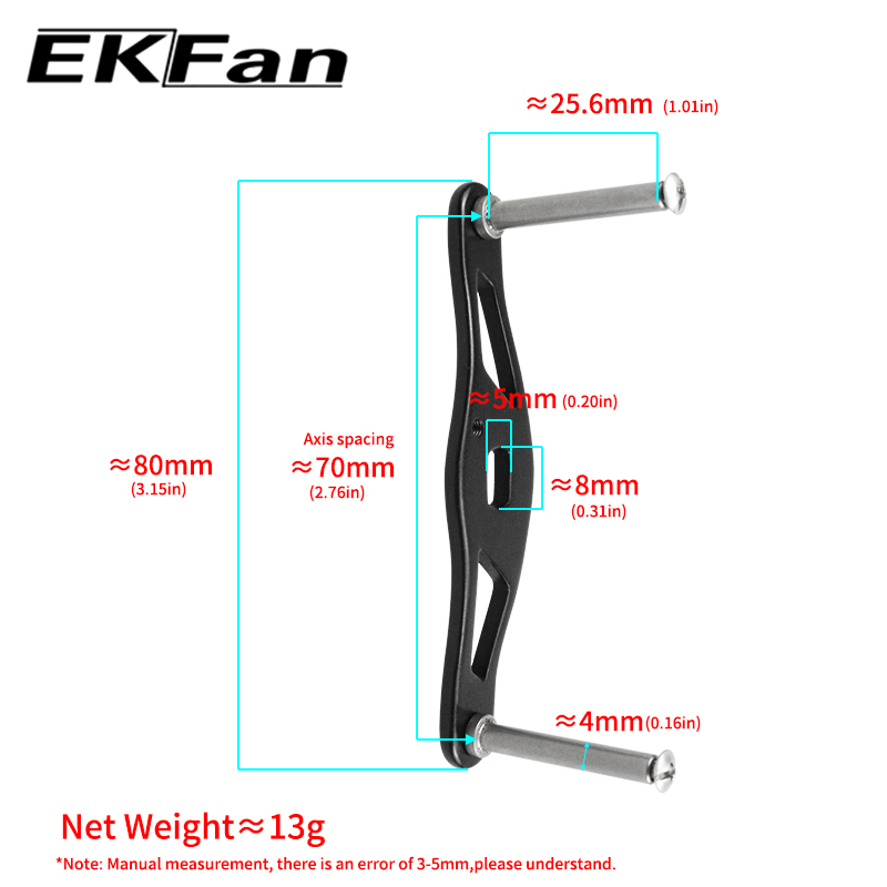ด้ามจับรอกตกปลา EKFan ขนาด 80  - Fly Reel บทวิจารณ์และราคา
