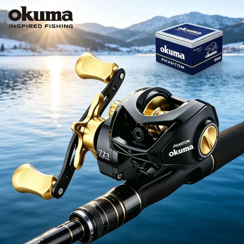 รอกตกปลา OKUMA Baitcaster แรงด - Surf Reel บทวิจารณ์และราคา